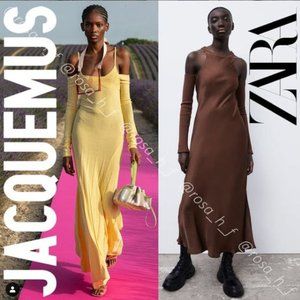 ZARA COMBINATION ARM WARMER DRESS